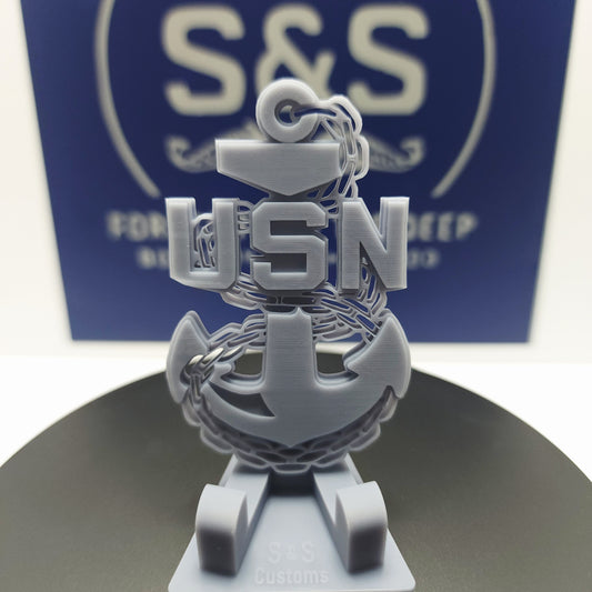 Chief Anchor Challenge Coin Holder (QTY:2)