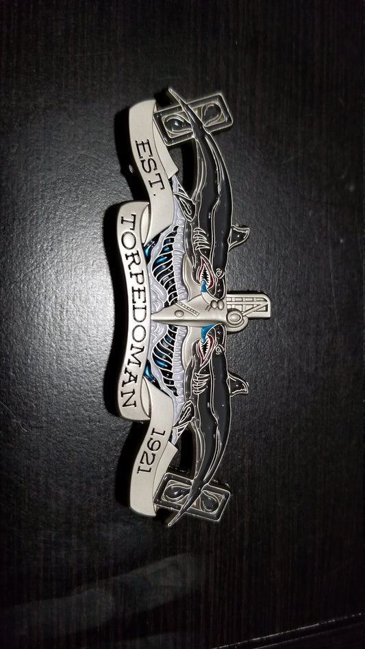 US Navy Torpedoman Challenge Coin